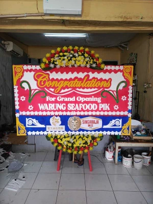 Papan Bunga di Cipancuh Haurgeulis